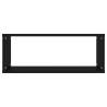 Wall Cube Shelf Set - 2 pcs Black | 60x15x23 cm | Hipomarket