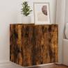 TV Wall Cabinet with LED Lights Smoked Oak 40.5x35x40 cm Colour smoked oak Size 40.5 x 35 x 40 cm Quantity in Package 1 