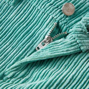 Kids' Corduroy Pants - Mint Green | HipoMarket UK