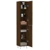 Highboard Brown Oak - Stylish Engineered Wood Storage Unit