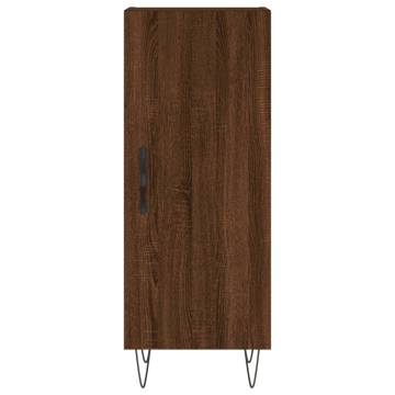 Highboard Brown Oak - Stylish Engineered Wood Storage Unit