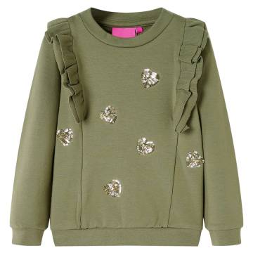 Kids' Khaki Sweatshirt Size 92 - Stylish & Comfy for Ages 1.5-10