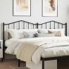 Metal Headboard Black 200 cm Colour black Size 200 cm Quantity in Package 1 