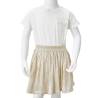 Kids' Ecru Dress with Short Sleeves - Size 140 | HipoMarket