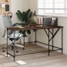 Brown Oak Desk 149x149 cm - Stylish & Durable Design