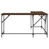 Brown Oak Desk 149x149 cm - Stylish & Durable Design