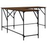 Brown Oak Desk 149x149 cm - Stylish & Durable Design