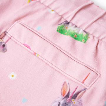 Kids' Light Pink Shorts with Drawstring - Size 104 | HipoMarket