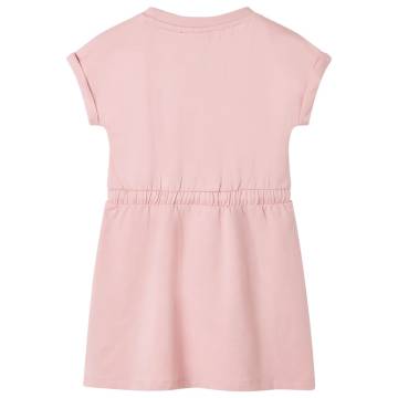 Kids' Dress with Drawstring - Light Pink 116 | HipoMarket