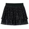 Kids' Black Tiered Ruffle Skirt | Stylish & Comfortable