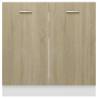 Sink Bottom Cabinet Sonoma Oak 80x46x81.5 cm - HipoMarket