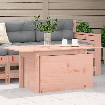 Garden Table 100x50x75 cm - Solid Wood Douglas | Hipo Market