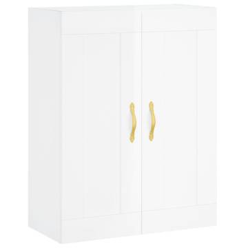 Wall Mounted Cabinets - 2pcs High Gloss White | Hipo Market