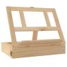 Table Easel with Drawer - Solid Pine Wood 33.5x25.5x7 cm