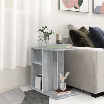 Modern Grey Sonoma Side Table - 50x30x50 cm