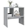 Modern Grey Sonoma Side Table - 50x30x50 cm