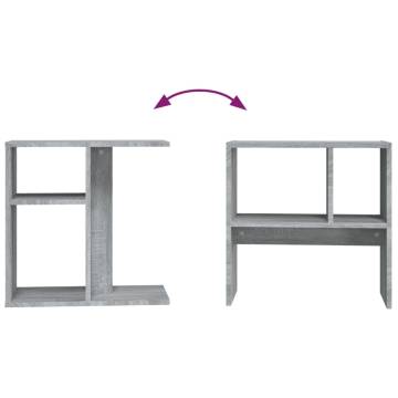 Modern Grey Sonoma Side Table - 50x30x50 cm