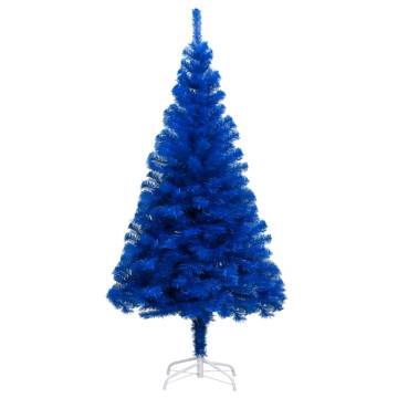 Pre-lit Blue Christmas Tree with Ball Set - 180 cm PVC