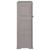 Plastic Cabinet 79x43x125 cm - Wood Design Grey | HipoMarket