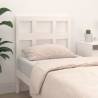 White Solid Wood Pine Bed Headboard - 80.5x4x100 cm