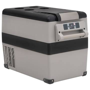 Cool Box with Handle & Adapter - 45L Portable Fridge