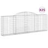 Arched Gabion Baskets - 25 pcs | Durable Galvanised Iron