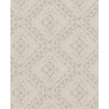 Noordwand Topchic Metallic Beige Wallpaper - Diamonds Design