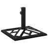 Umbrella Base Black 44x44x31 cm Cast Iron Colour black Size 44 x 44 x 31 cm Quantity in Package 1 