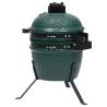 2-in-1 Kamado Barbecue Grill Smoker - Green 56 cm