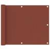 Balcony Screen Terracotta 75x300 cm Oxford Fabric Colour terracotta Size 75 x 300 cm Quantity in Package 1 