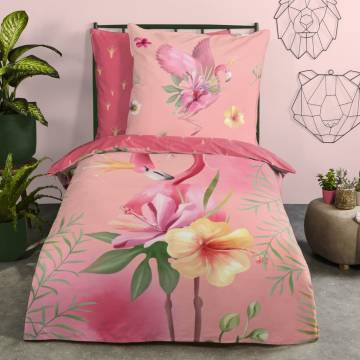 Good Morning Kids Duvet Cover QUEEN 135x200 cm Pink - Hipomarket