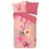 Good Morning Kids Duvet Cover QUEEN 135x200 cm Pink - Hipomarket