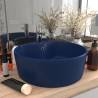 Luxury Wash Basin with Overflow Matt Dark Blue 36x13 cm Ceramic Colour matte dark blue 