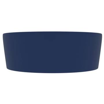 Luxury Matt Dark Blue Wash Basin 36x13 cm - Hipomarket