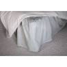 Venture Home Bedskirt Pixy 200x180 cm Cotton Light Grey Colour light grey Size 200 x 180 cm 