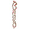 Artificial Flower Garlands - 6 pcs Red, 240 cm | Hipomarket