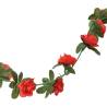 Artificial Flower Garlands - 6 pcs Red, 240 cm | Hipomarket