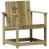 Garden Chair | Impregnated Wood Pine - 62x55x77 cm