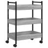 Kitchen Trolley Grey Sonoma - Stylish & Versatile Storage