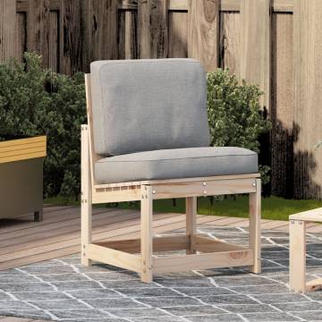 Solid Pine Garden Chair - Comfortable & Stylish Seating