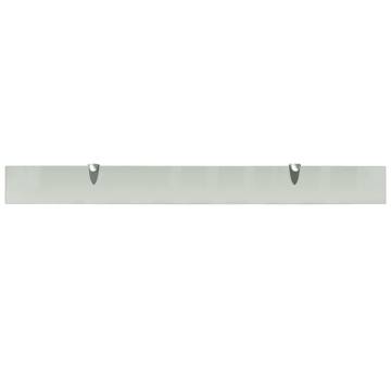 Stylish Floating Shelves - Glass 100x10 cm (2 pcs) | Hipomarket