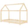 Kids Bed Frame - Solid Pine Wood 80x160 cm | Hipomarket