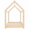 Kids Bed Frame - Solid Pine Wood 80x160 cm | Hipomarket