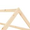 Kids Bed Frame - Solid Pine Wood 80x160 cm | Hipomarket