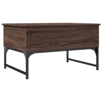 Stylish Brown Oak Coffee Table - 70x50x40 cm | Hipo Market