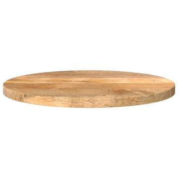 Round Solid Wood Mango Table Top Ø 60x3.8 cm | HipoMarket