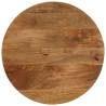 Table Top Ø 60x3.8 cm Round Solid Wood Mango Colour mango wood(oak finish) Size 60 cm Quantity in Package 1 Thickness 38 mm 