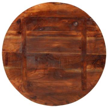 Round Solid Wood Table Top Ø 70 cm - Reclaimed Design