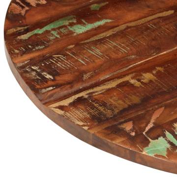 Round Solid Wood Table Top Ø 70 cm - Reclaimed Design