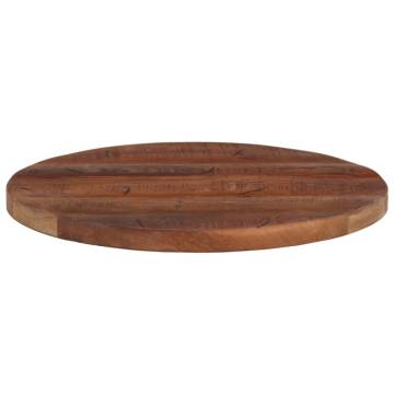 Round Solid Wood Table Top Ø 50 cm - Reclaimed & Unique